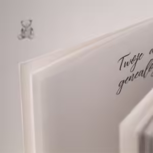 Podgląd środka pamiętnika dziecka Twoje dzieciństwo papier premium